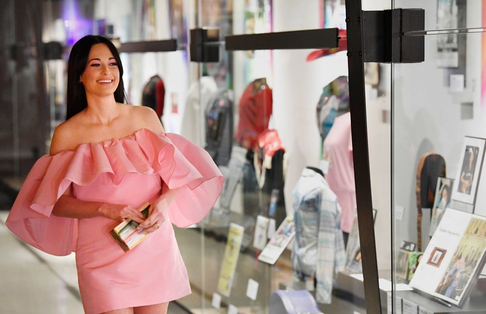 Kacey Musgraves is born in Golden, Texas in 1988. Musgraves smiles as she looks over her new exhibit at the Country Music Hall of Fame Monday, July 1, 2019.
Nas Kacey Musgraves 01
