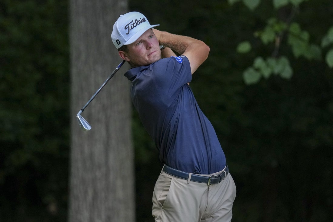 Michael Brennan surges into co-lead entering final round of Wyndham