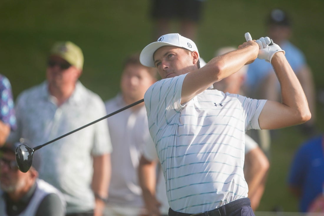 Jordan Spieth, on top-50 bubble, part of 5-way tie for St. Jude lead