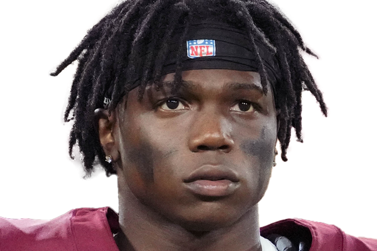 NFL Washington Commanders running back Jacory Croskey-Merritt