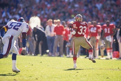 San Francisco 49ers running back Roger Craig (33) in action against the New York Giants. Credit: V.J. Lovero-USA TODAY Sports