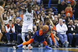 NBA: Milwaukee Bucks at Oklahoma City Thunder