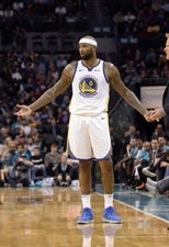NBA: Golden State Warriors at Charlotte Hornets