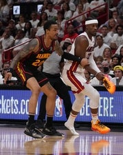 NBA: Playoffs-Atlanta Hawks at Miami Heat