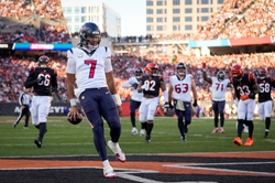 Houston Texans quarterback C.J. Stroud (7) and the Texans host and Arizona Cardinals team looking to play spoiler Sunday.