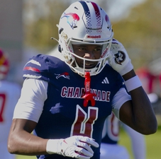 Chaminade Madonna wide receiver and 5-star Ohio State commit Jeremiah Smith competed in the Class 1M state championship game on Dec. 7, 2023 at Bragg Memorial Stadium.