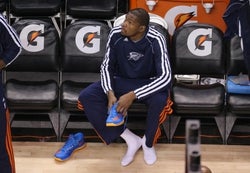 NBA: Oklahoma City Thunder at Toronto Raptors