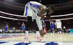 NBA: New York Knicks at Philadelphia 76ers