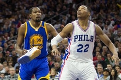 NBA: Golden State Warriors at Philadelphia 76ers
