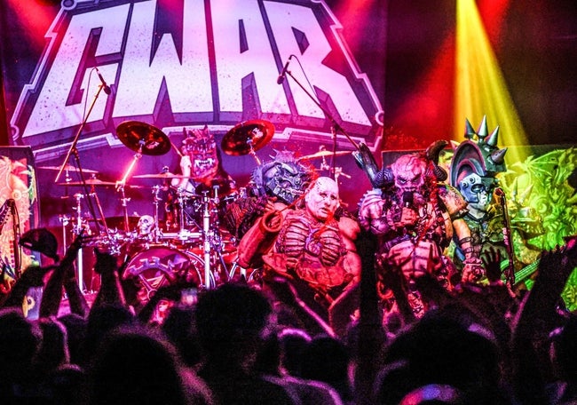 The    shock rock    band Gwar played for a capacity crowd at Wooly   s in Des Moines on Aug. 29. Gwar sees themselves as a part of an elite fighting force taking on the scum-dogs of the universe.