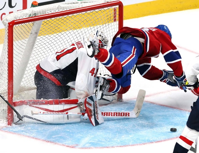 Dana Lane's Montreal Canadiens vs. Washington Capitals NHL 'Table Setter'